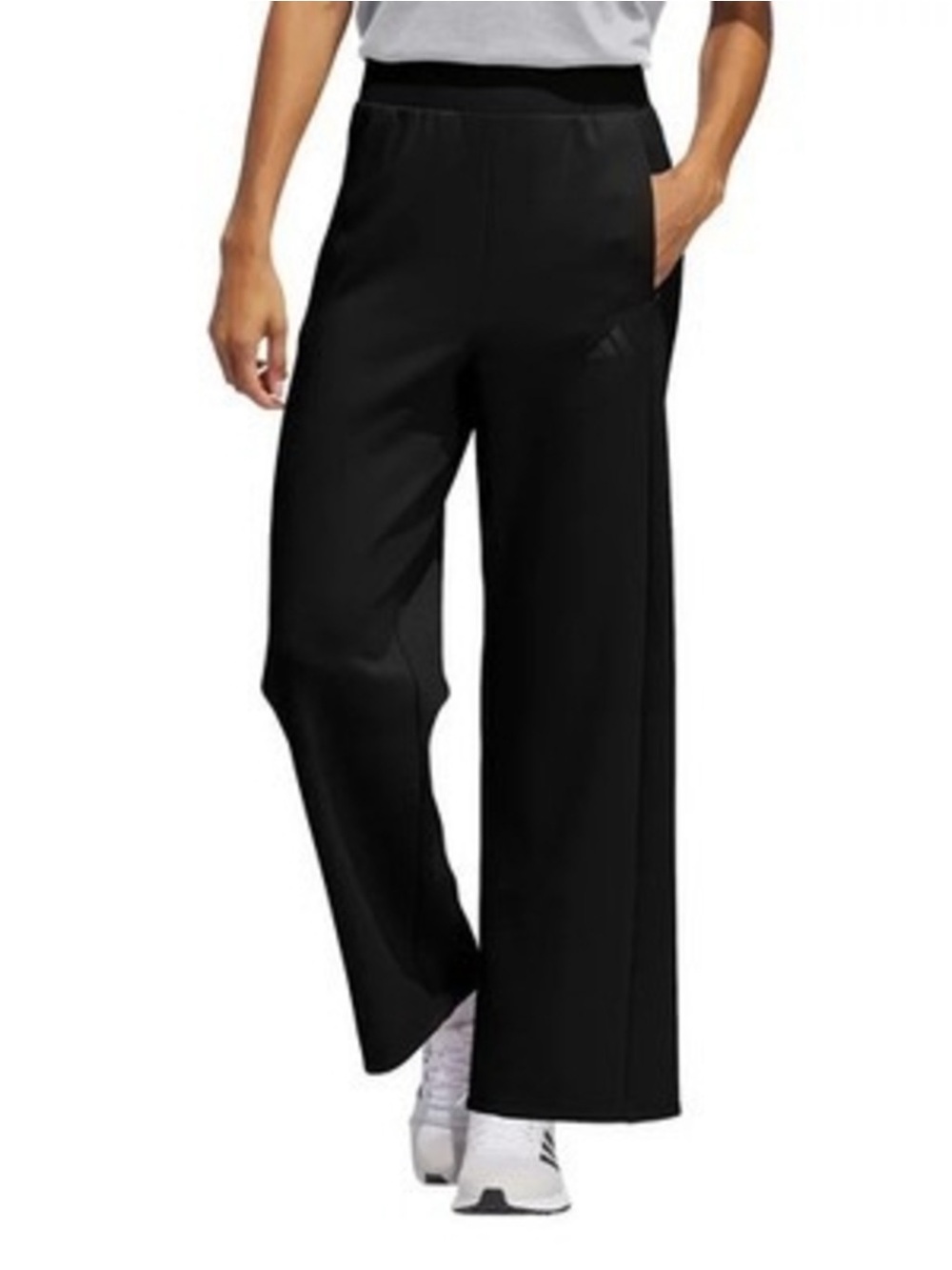 Women’s adidas  Black Wide-Leg Athletic Joggers